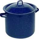 IMUSA USA Speckled Enamel Stock Pot 7.75-Quart, Blue