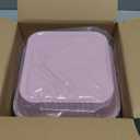 8x8 Aluminum Disposable Foil Baking Pans (30 Pack) - Pink Square Non-Stick Tin for Birthday Parties, Wedding Events, Cake, Cookie, Muffin, Brownie Baking