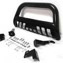 Black Powder-Coated Steel Bull Bar Grille Guard Compatible With 2005 2006 2007 2008 2009 2010 2011 2012 2013 2014 2015 2016 2017 Nissan Frontier Pathfinder 2.5L 4.0L