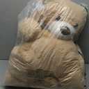 MaoGoLan Giant Teddy Bear 4 Feet,Adorable and Cuddly Big Bear Stuffed Animal 47", Classic Teddy Bear Plush Gift Decoration for Baby Shower,Party,Birthday,Valentines Day,Tan (Brown)