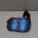 Blue Butterfly Pattern Belt Bag Sling Bags Waist Pack | waist bag with Adjustable Strap and Zipper Pockets,Double-Layer Design,Sturdy and Wear-Resistant for Travel Daily Use