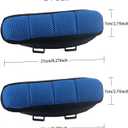 Air Pillow Core Crutch Pads for Universal Underarm Crutches - 2 Pack | Ultimate Pressure Relief Breathable Comfortable Padding for Walking Crutches