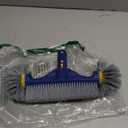 POOLAZA Pool Brush with Round Ends, 12.5'' Pool Brush Head for Inground Pools/Above Ground Pools, Spa, Hot Tub, High-Efficiency Pool Scrub Brush fit Standard Pool Pole
