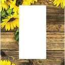 Kitchen Spring Rustic Yellow Golden Flower Gold Sunflower on Wood Wooden Decorative 1 Gang Single Decorator GFCI/Rocker Wall Plate Electrical Receptacle Outlet Light Switch Cover for Dimmer, USB