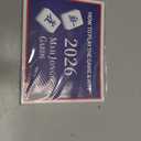 Mahjong Cards 2026, 4 PCS Mah Jongg Cards Large Print, Easy to Read Mah Jong Rule Guide Mahjong Accessories and Gifts for Women Man Mahjong Beginners