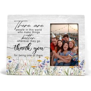 Thank You Gifts Picture Frame, Best Friend Photo Frame, Thank You Appreciation Gifts for Coworkers Friends, There are People In This World Gift, Friendship for Women Friends, Photo Frame 4x6