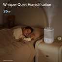 LEVOIT Top Fill Humidifiers for Bedroom, 2.5L Tank for Large Room, Easy to Fill & Clean, 28dB Quiet Cool Mist Air Humidifier for Home Baby Nursery & Plants, Auto Shut-off for Safety, 25H