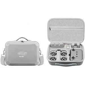 DFTIM Carrying Case for DJI Neo, Portable Shoulder Bag Trave case for DJI Neo Drone, Fly More Combo, RC N3/N2 Remote Controller, battery,charger plug and Accessories (PU Leather Case Only)