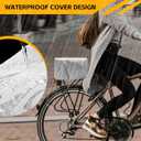 Bike Basket Rear Rack Bike Basket with Cargo Net and Liner Large Bicycle Basket Heavy Duty Bicycle Rear Basket with Liner Waterproof Cover Cargo Net