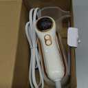 NIASSO Portable Travel Steamer, 1200W Handheld Fabric Steamer for Clothes, 4 Modes with LCD Display, Powerful Wrinkle Remover for Home & Travel, 150ml Water Tank, 10S Fast Heat-Up, 180 Swivel Handle (White)