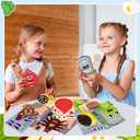 CY2SIDE Passover 10 Plagues Sticker - 40PCS Make Your Own Jewish Passover Frogs Sticker Craft Game for Kids School Reward DIY Pesach 10 Plagues Party Favor for Kids Holiday School Classroom Activities