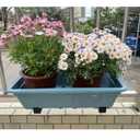 Balustrades Flower Box Supports, Planter Box Supports, Window Box Supports (6-9 Inches)，for Balustrades, Terraces, Decks, Balconies, Fences (Black 4 Pack)