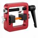 Heavy-Duty Square-Slide Rear Sight Pusher Tool, Fits 1911 & Select Glock Pistols (17/19/26/43), Machined Aluminum, Easy Installation