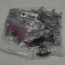 DecoBasics 3/8" Inset Cabinet Hinges Black (25 Pair -50 Pcs) Offset Self Closing Matte Black Cabinet Hinges for Kitchen Cabinets w/Bumpers & Upgraded Screws