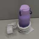 Momcozy Portable Bottle Warmer for Travel  Dual Heating Modes for Breast Milk & Water, Portable Milk Warmer with Fast Heating & Long Battery Life, 17 Ounces Large Capacity, Purple