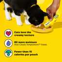 Temptations Creamy Puree Squeezable Lickable Cat Treats, Wet Cat Treats with Beef, Salmon, Chicken, and Tuna Variety Pack, 0.42 oz. Tubes, 48 Count (EXP 10/02/27)