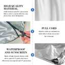 Telescope Cover with Adjustable Drawstring Waterproof Astronomical Telescope Cover for Outdoor Indoor, 150x85CM/59x33Inch