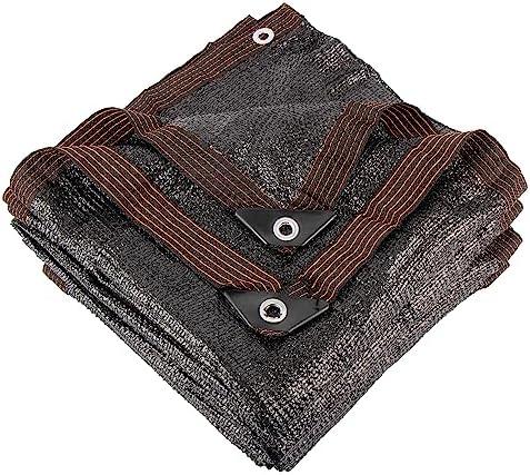70% 10 X 20 FT Black Shade Cloth, Outdoor Sunblock Shade Cloth with Grommets, Durable Sun Shade Netting Shading Antifreezing for Patio, Garden, Plants Cover, Greenhouse, Barns, Dog Kennel