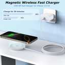 [Apple MFi Certified] Magnetic Charger,Wireless Charger Fast Charging 2Pack 6FT USB C Plug Mag-Safe Magnet Magvolt Pro Pad Chargers for iPhone Air/17 Pro Max/17/16E/16 Pro/16 Plus/15/14/13/12/AirPods