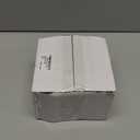 4 Pack Qtip Holder Dispenser with Bamboo Lids - 10 oz Clear Plastic Apothecary Jar Containers for Vanity Makeup Organizer Storage - Bathroom Accessories Set for Cotton Swab, Ball, Pads, Floss