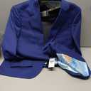 Alton Lane Mercantile Jacket Tailored Fit - Premium Quality Suit Jacket for Men, Stylish and Elegant Formal Suit for Men (38 Short, Cobalt