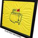 Compact Black Golf Flag Frame, Moulding blk-007, NEW Fairway Green and Black Mats (holds 13x17 Masters Golf Flags; flag Not Incl)