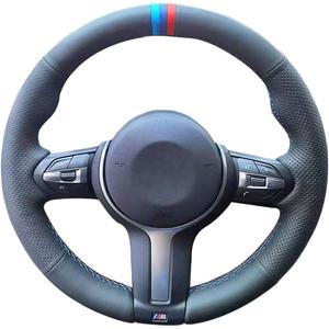 Universal Steering Wheel Cover, Leather, Non Slip and odorless BMW 228i 230i 320i 328i 330i 335i 340i 428i 430i 435i 440i 525i 535i 550i 640i 650i