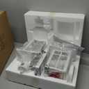 White Porch Light Fixture, 2-Pack Motion Sensor Outdoor Sconce Lights, Aluminum Outdoor Lanterns for Patio Waterproof, ETL Listed Dusk till Dawn Outside Light Fixture for House, Porch, Front Door