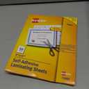 Avery Clear Laminating Sheets, 9" x 12", Permanent Self-Adhesive, 50 Self-Laminating Sheets, Great for Protecting Documents, Photos, and Signs More (73601)