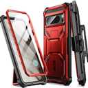 i-Blason Armorbox Series Case for Google Pixel 8 Pro2023 Release, Full Body Heavy Duty Kickstand Case with Built-in Screen Protector for Pixel 8 Pro (Ruddy)