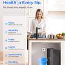 Waterdrop X16 Tankless Reverse Osmosis System, Alkaline Mineral, NSF/ANSI 42&58&372 Certified, 1600 GPD RO System, 11-Stage Filtration, UnderSink, 3:1 Pure to Drain, Smart Black Faucet, BPA Free