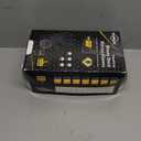 TitanFlex Heavy Duty Black Nitrile Gloves, Raised Diamond Texture, Latex Free, Powder Free Disposable Gloves (8Mil/6Mil), Size Large