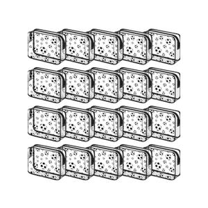 Kacctyen 12 Pcs Soccer Clear Makeup Gift Bags Bulk for Team Girls Soccer Party Accessories Goodie Bags for Football Lovers Clear Cosmetic Bag PVC Waterproof Christmas Gift for Women