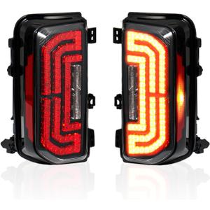 FIERYRED Upgraded LED Tail Lights for Ford Bronco Accessories 2024 2023 2022 2021 2/4 Door, Taillights Replacement with Plug & Play Design, Only Fit for Halogen Original Bronco Accessories