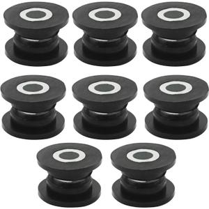 8Pcs 0604-310 Absorber Shock Bushing and Bearing Sleeve Kit, Replacement for Arctic Cat 250 300 400 500 650 700 1998-2006, Replaces 0403-028