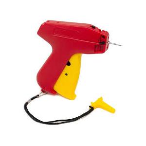 BS ONE Price Tagging Gun for Clothing, Standard Retail Price Tag Attacher Gun for Clothes with 6 Needles & 1000pcs 2" Barbs Fasteners for Store Red Yellow 