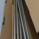 KAMANINA Double Curtain Rod 72 to 144 Inches(6-12 Feet), Dual Curtain Rods for Windows 66 to 120 Inches, 7/8 Inch Heavy Duty Drapery Rod with Twisted Cage Finials, Antique Silver