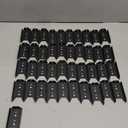 41 Pack Black Steel 2x4 Brackets for Wood Rail Deck Brackets Railing Connectors (Black)