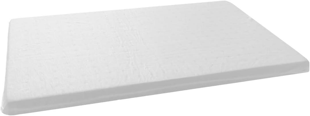 LOFE Adjustable Memory Foam Pillow's One Layer - 1 Height 1.2'' Insert for Cervical Pillow for Neck Pain Relief, CertiPUR-US Flat Foam Piece, Ultra Thin Pillow for Stomach Sleeper, White, Medium Firm