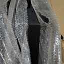 28In Modern Table Base Metal Pedestal Dinning Table Legs with Suction Cups, Heavy Duty Desk Base for Marble,Glass,Wood Top (Black)