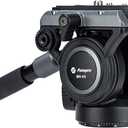 Fotopro Video Fluid Head, Drag Pan Panoramic Tripod Head with Quick Release Plate Max Load 13.23lb for DSLR Cameras Camcorders. MH-6S