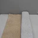 2x6 ft Boho Kitchen Runner Rugs Mat Non Slip Woven Runners for Hallways Washable, Soft Long Entryway Laundry Hall Floor Runner Carpet for Indoor Backdoor Bedroom Kitchen Living Room, Brown