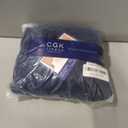 Wrap Around Dust Ruffle Bed Skirt - Navy Blue - for Queen Size Beds with 21 Inch Drop - Elastic Strap - Adjustable Pleated Bed skirt with Brushed Fabric and Wrinkle Free - for Women, Men, Kids & Teens