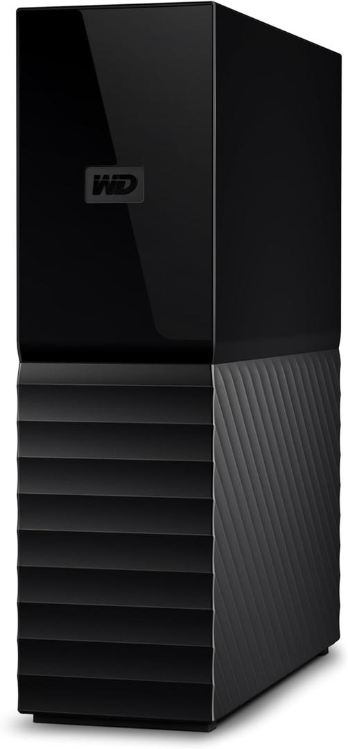 WD 24TB My Book Desktop External Hard Drive, with Password Protection and Backup Software, USB 3.2 Gen1, exFAT - WDBBGB0240HBK-NESN