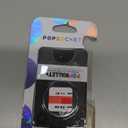 PopSockets Phone Wallet with Expanding Kickstand, Phone Card Holder - Black