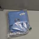 NICETOWN White 100% Blackout Lined Curtains, 2 Thick Layers Completely Blackout Window Treatment Thermal Insulated Drapes for Kitchen/Bedroom (1 Pair, 70 inches Width x 63 inches Length Each Panel) Blue