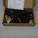 Perfect Curve CapRack | Over-The-Door Hat Organizer for Baseball Caps | 2 Straps, Holds 18-36 Adjustable Caps | Black