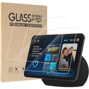 Hianjoo 2-Pack Screen Protector Compatible with Echo Show 11 (2025 release), Tempered Glass [HD Clarity] [9 Hardness] [Anti-Scratch] [Easy Installation]