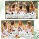 Set of 12 Greenery Eucalyptus Bridesmaid Tote Bags Large Reusable Bridal Shower Gift Bags with Handle for Wedding Bridal Shower Proposal Bachelorette Supplies 11.8 x 3.9 x 9.8 Inch