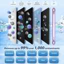PureDrop RTW5U Reverse Osmosis Water Filter System with UV Protection, 6-Stage Under Sink RO Water Filtration System with Patented Top-Mount Faucet and 3 Extra Pre-Filters